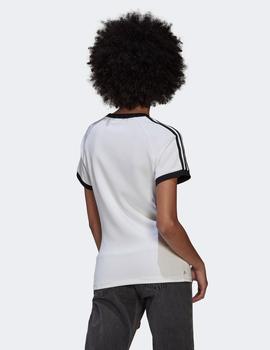 Camiseta ADIDAS W´SLIM 3 STRIPES - Blanco