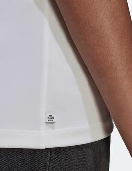 Camiseta ADIDAS W´SLIM 3 STRIPES - Blanco