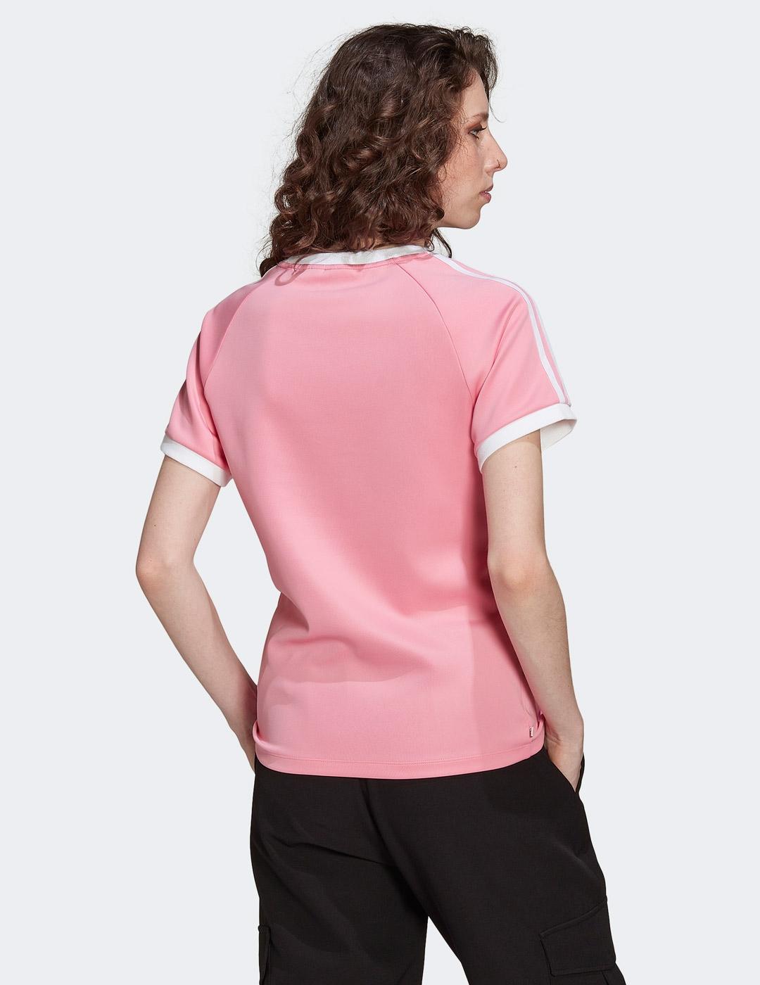 Camiseta W´SLIM 3 STRIPES - Rosa