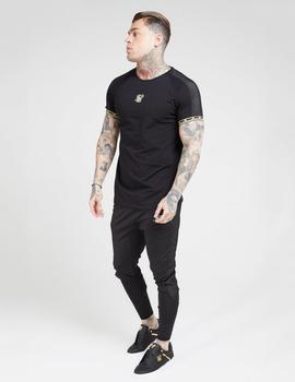 Camiseta RAGLANL NYLON STRAIGH HEM - Cartel Black