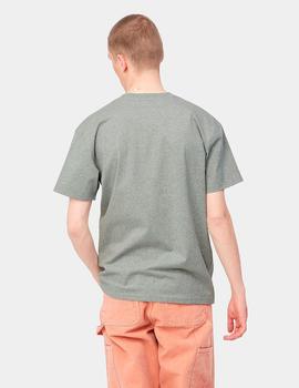 Camiseta CARHARTT AMERICAN SCRIPT - Grey Heather