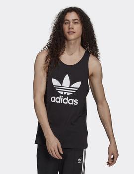 Camiseta Tirantes ADIDAS TREFOIL - Negro Blanco