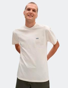 Camiseta VANS LEFT CHEST LOGO - Antique/White