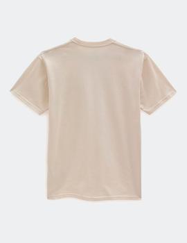 Camiseta VANS LEFT CHEST LOGO - Antique/White