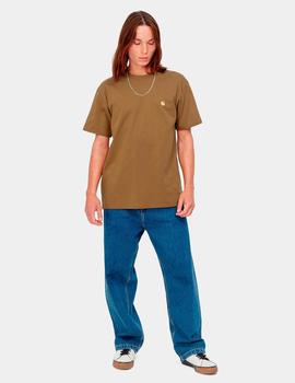 Camiseta CARHARTT CHASE - Hamilton Brown / Gold