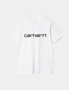 Camiseta CARHARTT W' SCRIPT - White / Black