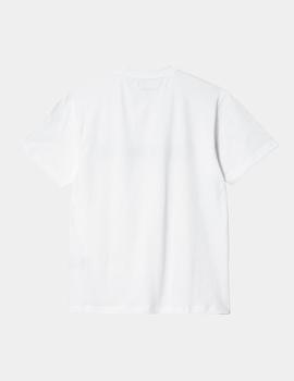 Camiseta CARHARTT W' SCRIPT - White / Black