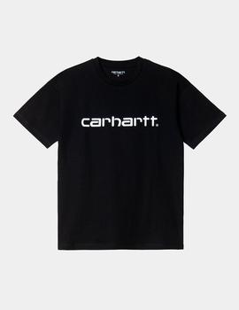 Camiseta CARHARTT W' SCRIPT- Black / White