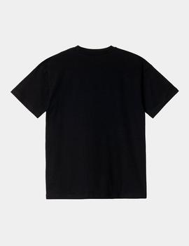 Camiseta CARHARTT W' SCRIPT- Black / White