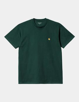 Camiseta CARHARTT CHASE - Juniper / Gold