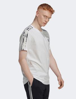 Camiseta ADIDAS CAMO 3 STRIPES - Blanco