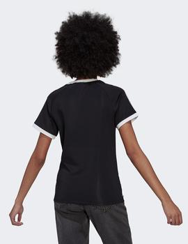 Camiseta ADIDAS W´ SLIM 3 STRIPES - Negro