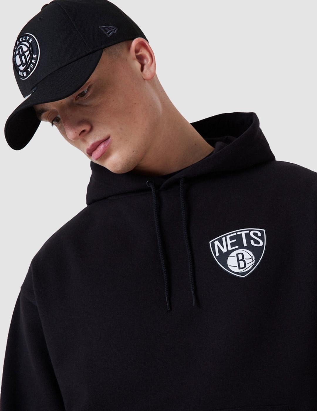 Sudadera Capucha NEW ERA OVERSIZED NETS - Black