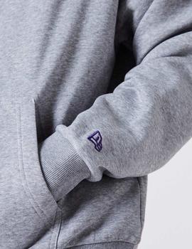 Sudadera Capucha NEW ERA OVERSIZED LAKERS - Grey Heather