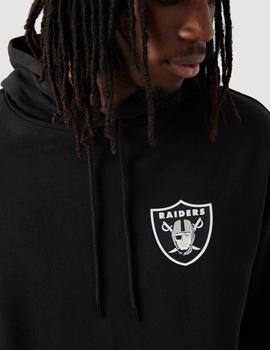 Sudadera Capucha NEW ERA OVERSIZED RAIDERS - Black