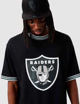 Camiseta NEW ERA TEAM LOGO OVERSIZED RAIDERS - Black