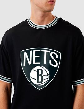 Camiseta NEW ERA TEAM LOGO OVERSIZED NETS - Black