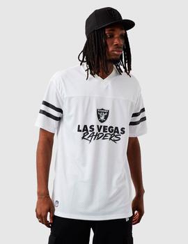 Camiseta NEW ERA SCRIPT MESH RAIDERS - White/Black