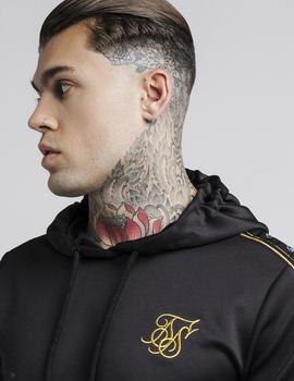 Chaqueta OVERHEAD TAPED HOODIE - BLACK GOLD