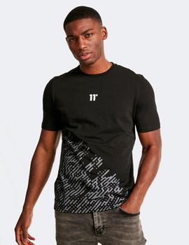 Camiseta ELEVEN DEGREES PLACEMENT CIRCUIT PRINT - Black