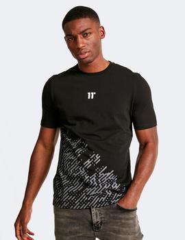 Camiseta ELEVEN DEGREES PLACEMENT CIRCUIT PRINT - Black