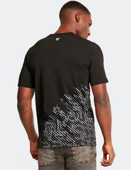 Camiseta ELEVEN DEGREES PLACEMENT CIRCUIT PRINT - Black