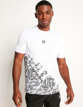 Camiseta ELEVEN DEGREES PLACEMENT CIRCUIT PRINT - White