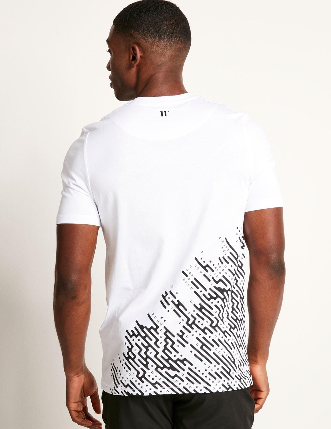 Camiseta ELEVEN DEGREES PLACEMENT CIRCUIT PRINT - White