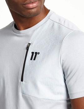 Camiseta ELEVEN DEGREES MIXED FABRIC - Titanium Grey