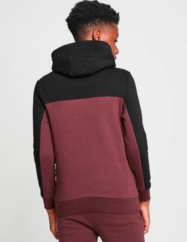 Sud. Capucha ELEVEN DEG JR TAPED PULLOVER - Muller Red Black