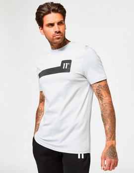 Camiseta ELEVEN DEGREES CHEST PRINT - Titanium Grey