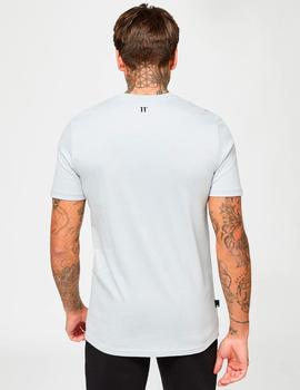 Camiseta ELEVEN DEGREES CHEST PRINT - Titanium Grey