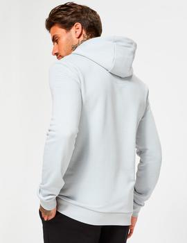 Sudadera Capucha ELEVEN DEGREES CHEST PRINT - Titanium Grey