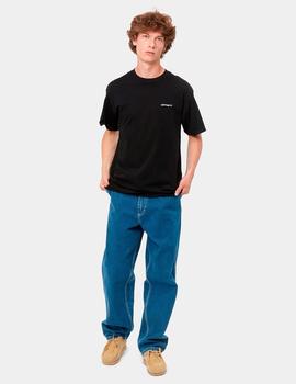 Camiseta CARHARTT WIP SCRIPT EMBROIDERY - Black / White