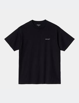 Camiseta CARHARTT WIP SCRIPT EMBROIDERY - Black / White
