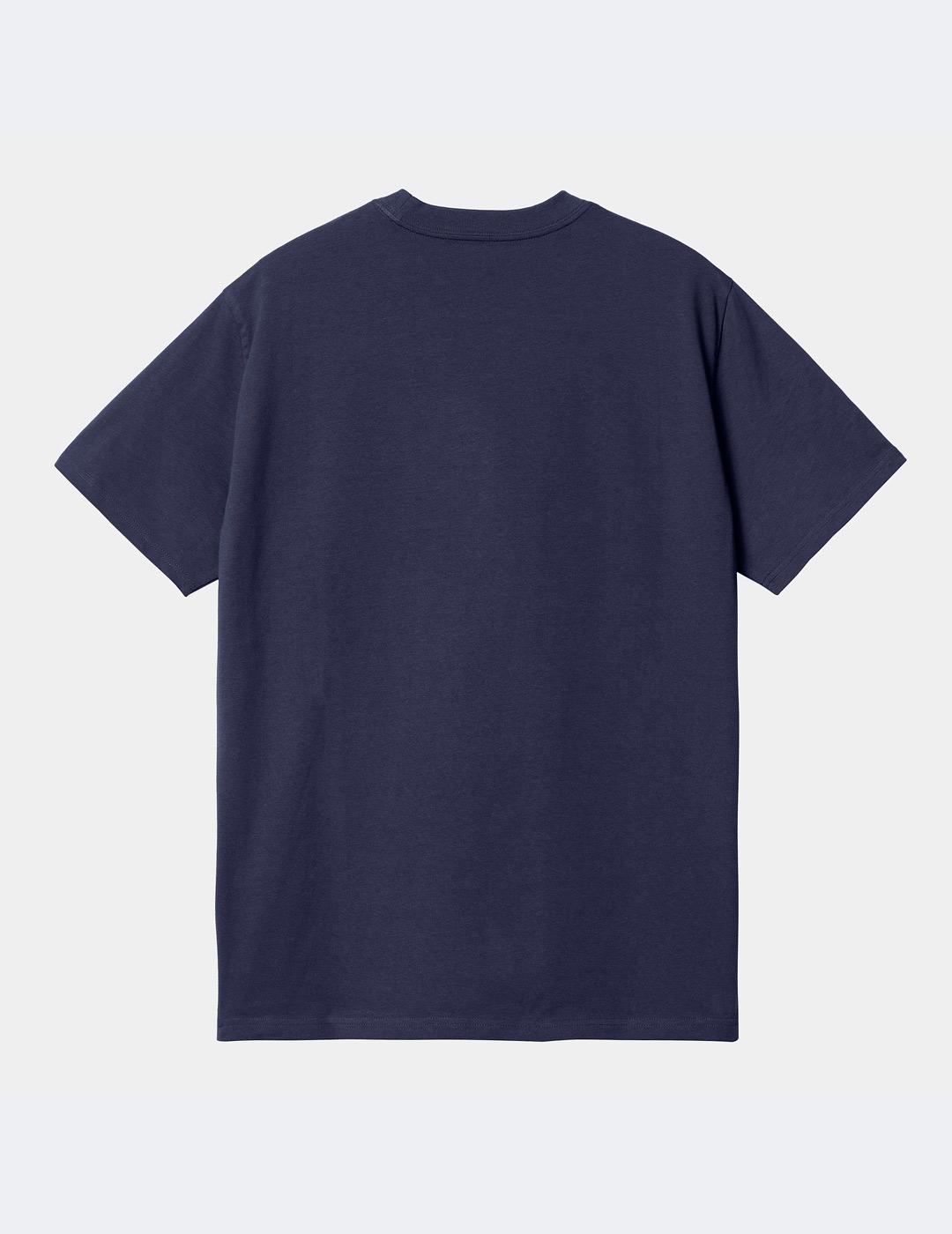 Camiseta CARHARTT SCRIPT - Enzian / Misty Sky