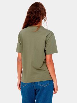 Camiseta CARHARTT W' POCKET - Seaweed