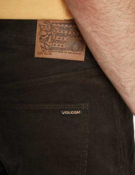 Pantalón VOLCOM SOLVER CORD - Rinsed Black