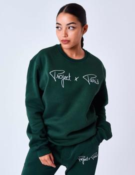 Sudadera Crew Project X Paris 1920009 - Verde