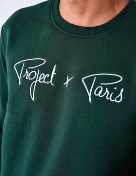 Sudadera Crew Project X Paris 1920009 - Verde