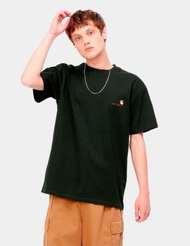 Camiseta CARHARTT AMERICAN SCRIPT - Dark Cedar