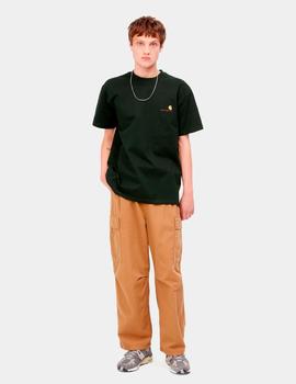 Camiseta CARHARTT AMERICAN SCRIPT - Dark Cedar