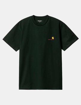 Camiseta CARHARTT AMERICAN SCRIPT - Dark Cedar