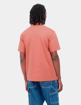 Camiseta CARHARTT WIP POCKET - Misty Blush