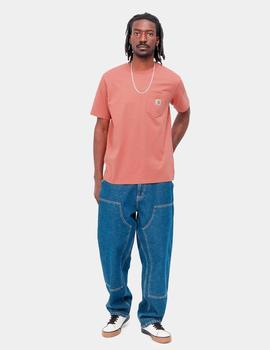Camiseta CARHARTT WIP POCKET - Misty Blush