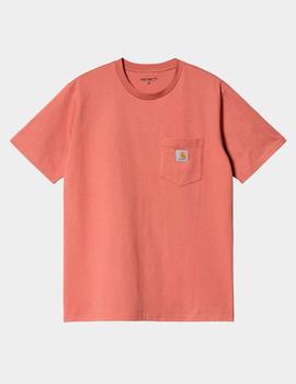 Camiseta CARHARTT WIP POCKET - Misty Blush