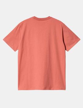 Camiseta CARHARTT WIP POCKET - Misty Blush