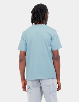 Camiseta CARHARTT WIP POCKET - Misty Sky