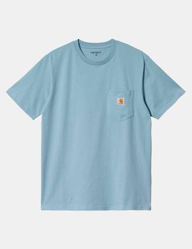 Camiseta CARHARTT WIP POCKET - Misty Sky