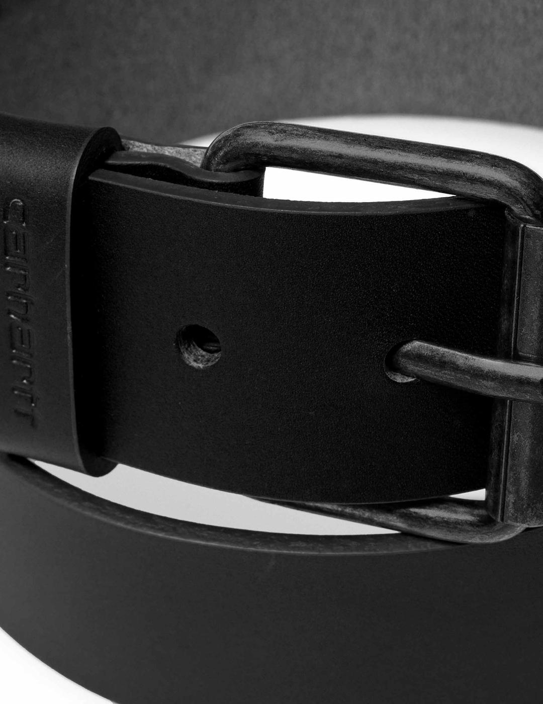 Cinturón CARHARTT LEATHER BELT - Black/Black
